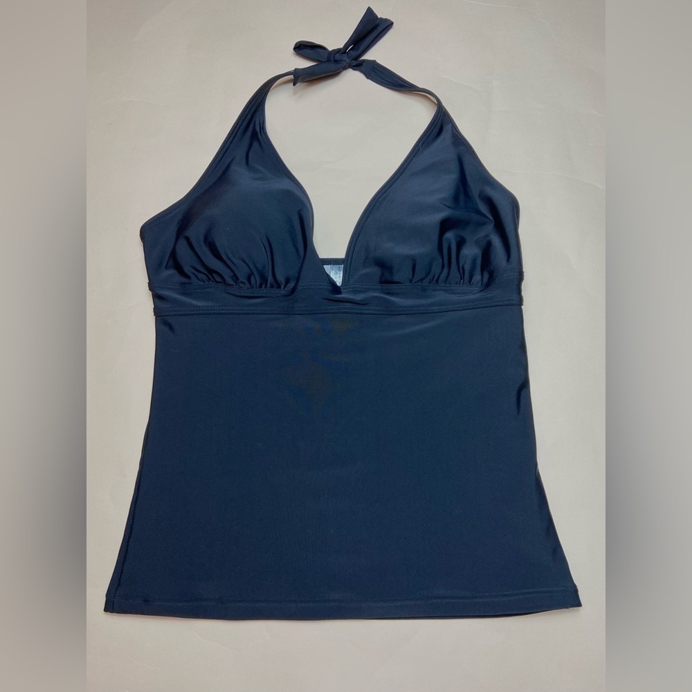 Dr. Rey's Shaping Swimwear Black tankini top L -1X Excellent Condition